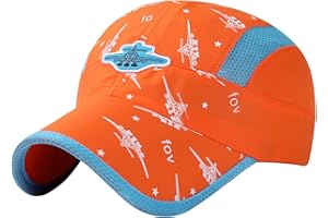 Decentron Kids Lightweight Quick Drying Sun Hat Airy Mesh UV Protection Caps
