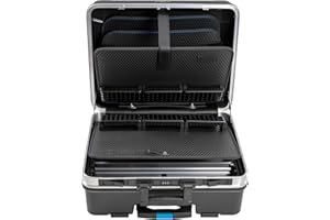 B&W INTERNATIONAL GMBH B&W Go mobilna walizka narzędziowa z modułowym systemem wtykowym (walizka z tworzywa ABS, pojemność 36 l, 48 x 37,5 x 20 cm wewnątrz) 120,04/M, bez narzędzi