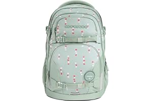 coocazoo Schulrucksack Porter, ergonomischer & anpassbarer Tornister, höhen- & größenverstellbar, mit Brustgurt & Hüftgurt, leicht & individuell, ab der 3. Klasse