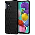 Spigen Liquid Air Back Cover Case Compatible with Samsung Galaxy A51 LTE (TPU | Matte Black)
