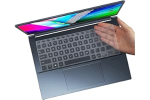 MUBUY-GOL MUBUY Housse de clavier pour ordinateur portable ASUS Vivobook Pro 14 K3400 M3401 14" (14") Ultra mince Protection de clavier pour clavier américain (non compatible avec K3402 S3402) -CL