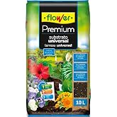 Flower - Premium Universal Substrate 10 L | Soil for Indoor and Outdoor Plants | with Perlite and Coconut Fiber | Optimal Dra