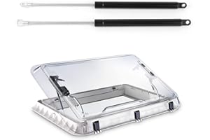 ‎TOWEBOORY Gasdruckfedern, 2 Stück Hydraulische Gasfeder 330MM Stärke 40N Gasfeder-Einbausatz Hydraulische Gasfeder Hebeunterstützungen Zubehör für Wohnwagen Unterstützungswerkzeug, für Seitz Dometic Heki 2 E015