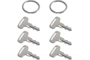 VIDABTE Ersatz-Zündschlüssel für Yamaha G14, G16, G19, G20, G21, G22, G29, Golfwagen, JU2-H2511-00/8000, 6 Stück