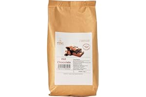KV&C - Hot Chocolate Granulated Instant | Creamy Frothy Rich Flavour Drink | Home | Office | Vending | 1kg Bag (1 Bag)