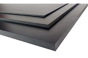 PE-HD PLATTEN PE-HD Platte Polyethylen 1-30 mm schwarz verschiedene Formate Kunststoffplatten (1,0 mm, 1000 x 495 mm)