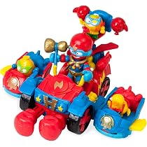 SUPERTHINGS KAZOOM Power – Vehículo De Combate Kid Fury Con Figura Exclusiva, Arma Y Accesorio, De La Serie De TV, Para Niños A Partir De 4 Años
