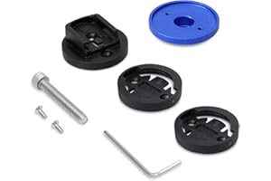 kwmobile uchwyt do montażu GPS kompatybilny z Garmin Edge/Bryton Rider/CatEye - 1x nasadka do zestawu kierownicy rowerowej