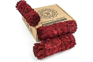 MUT22 3 Drachenblut Premium Kalifornischer, Dragon Blood100% natürlich und reinigend, ideal für spirituelle und energetische Rituale Liés Salvia Apiana Blanc (3 Drachenblut)