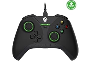 Snakebyte GAMEPAD PRO X - black - Officially licensed, wired Xbox Series X|S & PC Controller | precise Hall Effect sensors | audio panel | assignable additional buttons | trigger stops