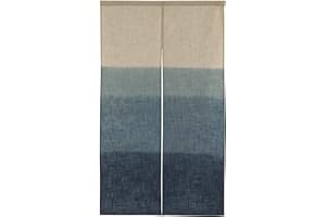NARUMI 鸣海 Noren zasłona, gobelin, niebieska, wymiary: 85 x 150 cm