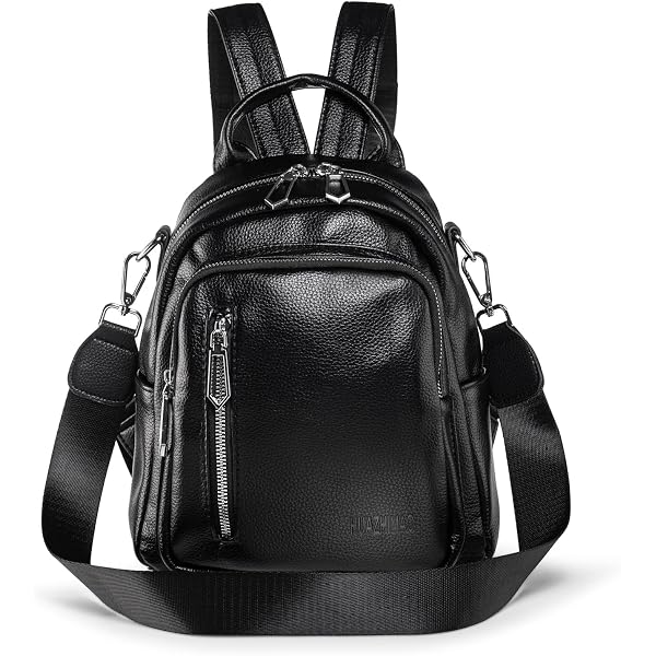 VASCHY Mini Sac à Dos Femme En Cuir PU – Tendance, Imperméable, Doré Clair – Petit Sac Décontracté Voyage, Quotidien, Élégant Et Pratique