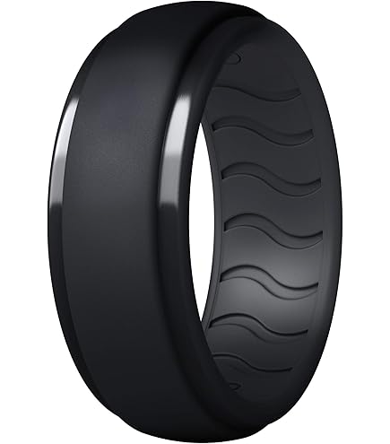 Lot De 7 Bagues En Silicone Pour Homme Et Femme - Taille 8-13, Largeur 8 Mm - Alliance Sport, Travail, Sécurité