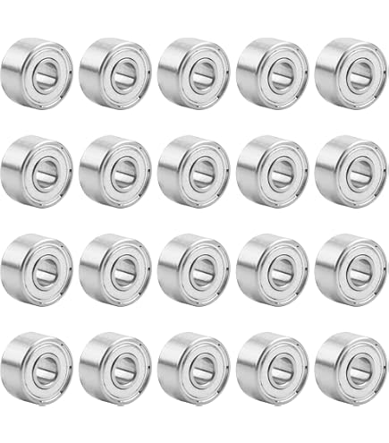 Cuscinetti In Plastica 626 Con Sfera In Vetro &ndash; 6x19x6mm, Alloggiamento Nylon, 2 Pezzi