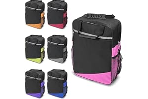 LIFE WITH DIGNITY Biscay Mobilitätstaschet - Rosa | Taschen für Mobilitätsscooter, Rollstuhl-Tasche Gehstockhalter für Mobilitätsscooter Rollstuhl- und Mobilitätsscooter-Taschen Zubehör für Mobilitätsscooter