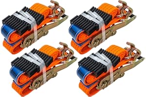 Kit de Quatre Sangles de Transport 3 Points avec tendeur pour dépanneuse UNITRAILER 3m/50mm/4t