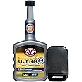 4TRESS STP Ultra 5 in 1 Diesel Fuel System Cleaner, STP Concentrated Cleaning Power, Car Accessories, 400 ml Non Slip Car Dash Mat (4T-GST-77400)
