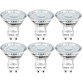 Lepro GU10 LED Bulbs, 50W GU10 Halogen Light Bulb Equivalent, 4W 350lm Spot Light Bulbs, Warm White 2700K Ceiling GU10 Spotli