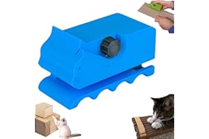 Xpwghap Cortador De Carton, Cortador De Cartón De Mano Impreso En 3D, Cortador De Cartón Rascador para Gatos, Cortador De Tiras De Cartón Creativo De Mano para Almohadillas Rascadoras De Gatos