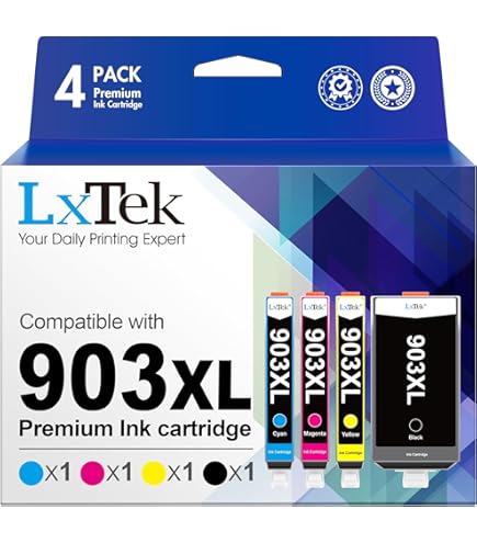 TONER EXPERTE 2 XL Sostituzione Per HP 903 903XL T6M15AE Cartucce D' Inchiostro Compatibili Con HP Officejet Pro 6950 6960 6970 6975 (2 Nero - Foto 8