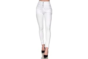 Elara Jeans da Donna Elasticizzati Skinny Vita Alta Chunkyrayan