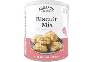 Augason Farms Buttermilk (No Leavening) Biscuit Mix #10 Can, 46 oz