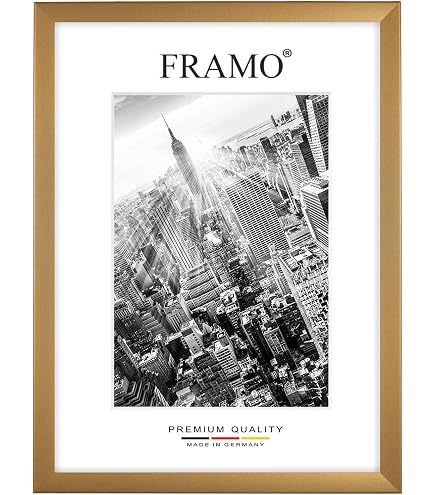 FRAMO35 DIN A4 21x29,7 Cornice (Bianco Opaco) in MDF Fatta a Mano con lastra di Vetro Artificiale antiriflesso a Prova di Rottura e Robusta Parete Posteriore in MDF, Larghezza Cornice: 35 mm