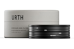 Urth 43mm 4-in-1 Lens Filter Kit (Plus+) — UV, CPL, Neutral Density ND8, ND1000, Multi-Coated Optical Glass, Ultra-Slim Camera Lens Filters