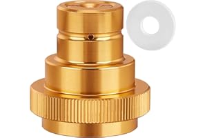 WADEO CO2 Quick-Adapter Schnelladapter für Soda Wasser-Sprudler DUO, Soda Maker Zubehör Nachfülladapter Anschluss von 425g Zylindern 60L Trapezgewinde TR21-4 an Sprudler mit neuen Quick Connect System