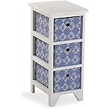 Versa Morvi Mueble para el Baño Auxiliar, Cajonera con 2 ...