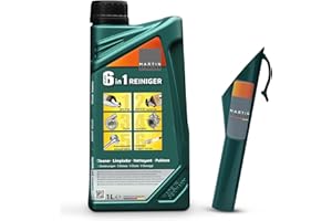 MARTIN STRAUSS Limpiador Diesel Euro 6 en 1. Descarboniza el sistema de escape: Válvula EGR, Turbo, Cat, DPF, Lambda. 1 Litro, 3 Dosis