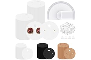 Glarks 600 biglietti rotondi per orecchini con retro per orecchini e sacchetti autosigillanti, kit da 4 cm, per orecchini neri, per orecchini, orecchini, confezione da 600 pezzi, colore: bianco