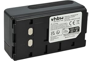 ‎VHBW vhbw Bateria zamienna do Sony NP-33, NP-55, NP-66, NP-68, NP-77, NP-78, NP-90, NP-98, NP-99 akumulatory do kamery wideo (4000 mAh, 6 V, NiMH)