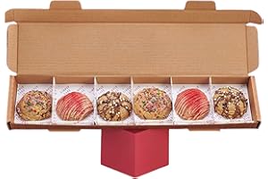 Simply Cake Co. - Cookie Selection - 6 All-Butter Cookies - Gluten Free - Chunky & Gooey - Classic Fillings - Delicious Variety - Luxury Treats - Made with Premium Ingredients