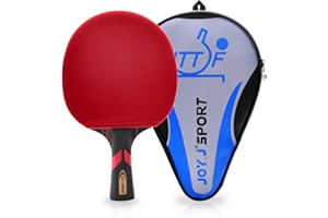 JOYJ Joy.J Sport ITTF Genehmigter Tischtennisschläger, Professioneller Tischtennis-Schläger, Ideal für Zwischenspieler und Fortgeschrittene Spieler
