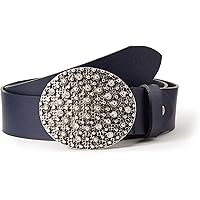 MGM Damen Gürtel Confusion - Vielseitiger Ledergürtel 3cm Breite