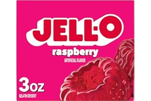 Jell-O Raspberry Gelatin Mix (3 oz Box)