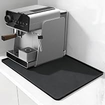 Tappetino Macchina Caffè Silicone Nizirioo 48 X 30 Cm, Tappetino In Silicone Sotto Macchina Da Caffè, Tappetino Antiscivolo Per Macchina Da Caffè Tappetino Sotto Elettrodomestici 60x40 - 6