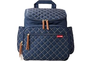 Skip Hop Wickeltaschen-Rucksack: Forma, multifunktionale Baby-Reisetasche mit Wickelunterlage