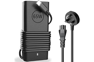 SCOVEE 65W USB C Laptop Charger,Compatible Dell Laptop Charger USB C with Dell Latitude 5440 3540 7440,Inspiron 14 16 7620 2in1 Chromebook 3100 XPS 13 LA65NM190 Type C Adapter Power Cord