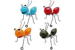 N\\A HNBTX Hormigas Metal,4pcs estatuas,Decoracion Jardin Exterior, Pared