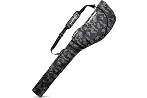 PYKES PEAK Golf Club Case | Foldable Design for 47” Clubs | Fits 10 Clubs | Waterproof Pocket | Ideal for Driving Range & Practice | 10 Colours | Designed in Japan