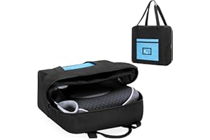 Teamoy Reisetasche Faltbar eines Sitzerhöhung Stuhl Kind für Flugzeug, Tasche eines sitzerhöhung Stuhl, Tasche eines Sitzkissen Kinder, schwarz