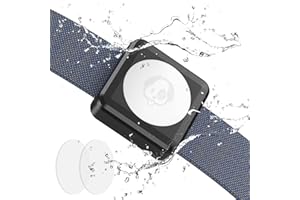 SUPMEGA AirTag Hundehalsbandhalter, wasserdichte AirTag-Schutzhülle aus Metall für Hunde und Katzen, Anti-Verlust-Hunde-GPS-Tracker AirTag-Zubehör