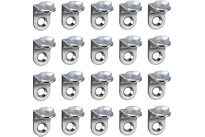 UOOOM, supporti ad angolo retto per ripiani in vetro, con base a ventosa, confezione da 20 pezzi