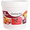BLOSSOM Edible Glazing Gel for Cake & Desserts Toppings Decoration- Orange, 1 kg