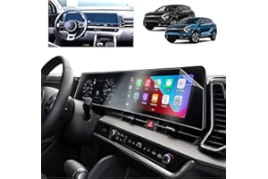 BSTW per 2023 2024 2025 Kia Sportage NQ5 Pellicola Protettiva, per Kia Sportage GT-Line, X-Line, HEV Nano Pellicola per Navigazione Schermo 6H Antigraffio [2 Pezzi, Flat Surface Versione]