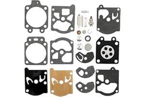 HIPA Kit Guarnizioni e Diaframma K10-WAT per Carburatore Walbro Motosega Decespugliatore STHIL Hus-qvarna McCulloch Echo