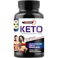 Vihan Keto Advanced Weight Loss Supplement With (Green Tea + Garcinia Cambogia + Green Coffee Extract) 800Mg 60 Capsules