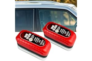 STFYUG Ölabweisende Folie für Autoscheiben, 2 Stück Multifunktionale KFZ-Ölfilm-Reinigungsbürste, Automotive Oil Film Cleaning Brush, Ölfilm Reinigungsbürste für Auto-Glas Reinigungswerkzeuge